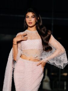 Jacqueline Fernandez’s Manish Malhotra ensemble is a pearl&hellip;