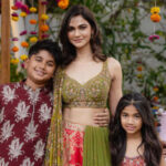 Allu Arjunâs wife Sneha Reddy climbs Tirumala steps with kids Ayaan and Arha