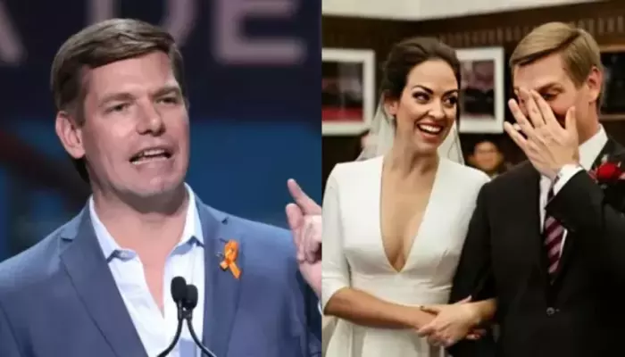 Eric Swalwell Apologises To Wife, Says He’s No ‘Saint’, ‘Those Mistakes Are Between Me And My Wife’