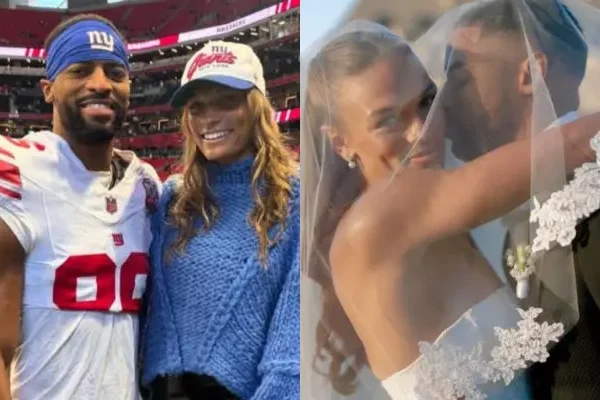 Olympian Anna Hall Marries NFL Star Darius Slayton&hellip;