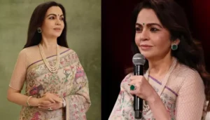 Nita Ambani Stuns In A Unique Meenakari Jamdani&hellip;