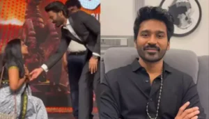 Dhanush Stops Kneeling Fan At Kara Event From&hellip;