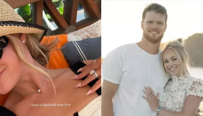 Seahawks’ Sam Darnold Is Now Married, His Wife, Katie Hoofnagle Reacts, ‘I Have A Husband…’