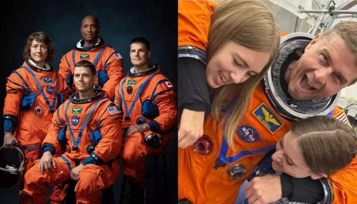 Reid Wiseman’s Late Wife, Carroll Gets Emotional Tribute From Artemis II Crew, He Cries, Hugs Them