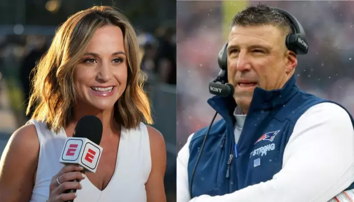 Patriots’ Mike Vrabel Calls Hugging Dianna Russini ‘Innocent Interaction’, Reacts To Affair Rumours