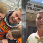 When Reid Wiseman Took His Teen Daughters Inside The Orion Spacecraft Before Flying To The Moon