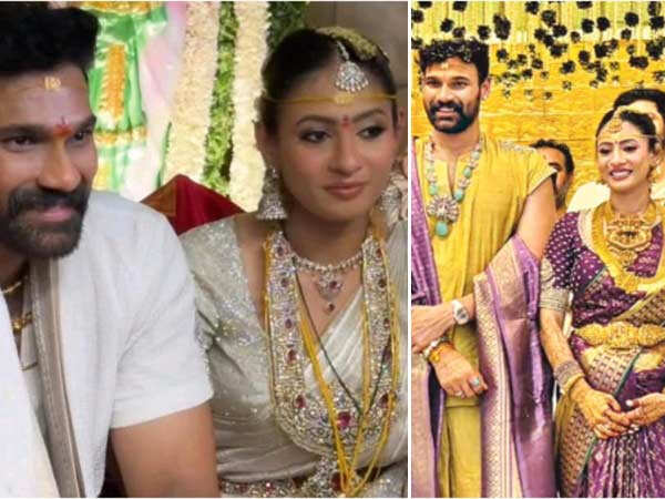 Pics: Bellamkonda Sreenivas and Kavya Reddy Get Married