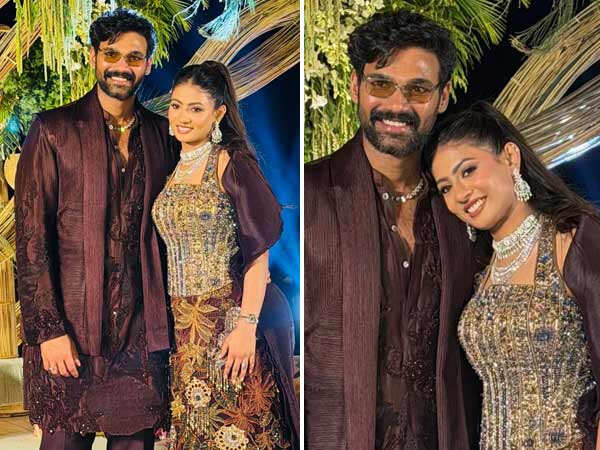 Pics: Bellamkonda Sreenivas and Kavya Reddy Engagement