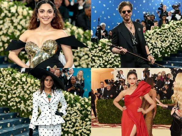 Shah Rukh Khan Priyanka Chopra to Deepika Padukone and More Indians at Met Gala Over The Years