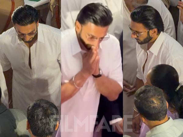 PHOTOS: Ranveer Singh Pays His Final Respects to Asha Bhosle
