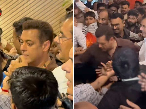 Salman Khan Gets Mobbed By Fans Amid Ongoing Death Threats Netizens Question His Security