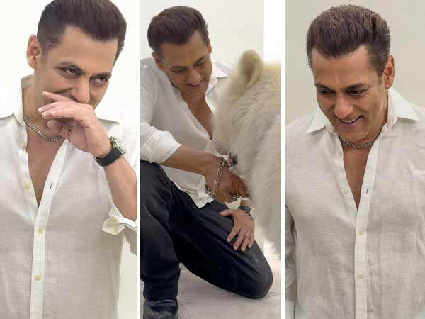Salman Khan Drops Adorable Clicks With His Pet Dog Calls Him my Sukh
