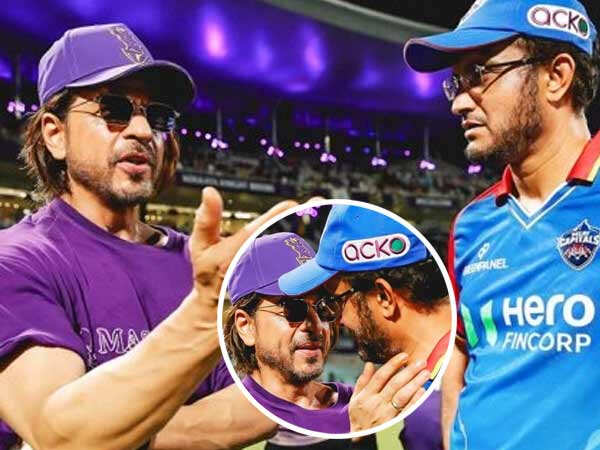 Shah Rukh Khan and Sourav Gangulyâs Warm Hug Goes Viral Netizens Call It âœPure Nostalgiaâ