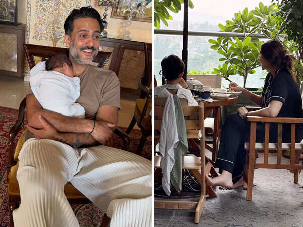 Pictures: Sonam Kapoors Son Vayu Steps Into Big Brother Role in The Actress Latest Photo Dump