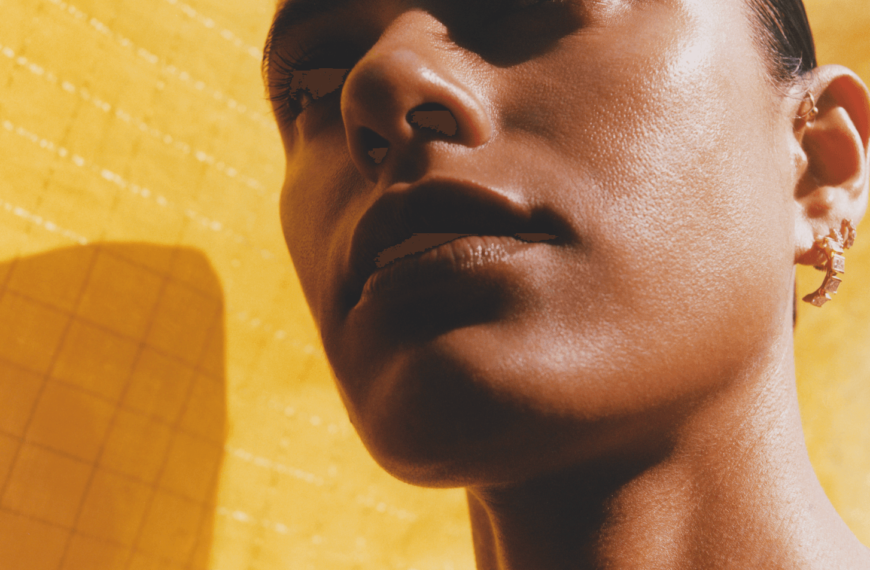 I put my face through…