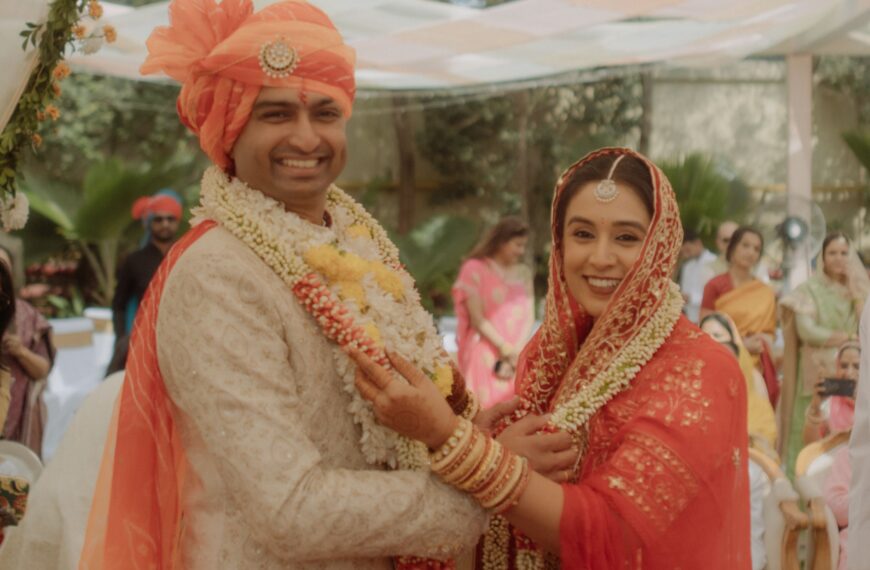 This wedding in Ahmedabad put sustainability first with local flowers and minimal waste