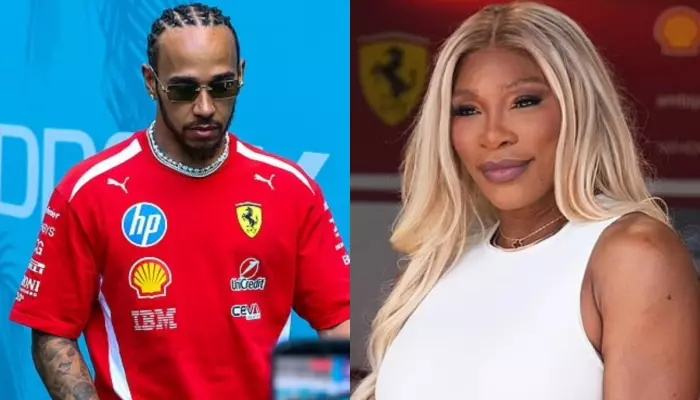 Serena Williams Backs F1 Star Lewis Hamilton In Miami As Kim Kardashian’s Absence Draws Attention