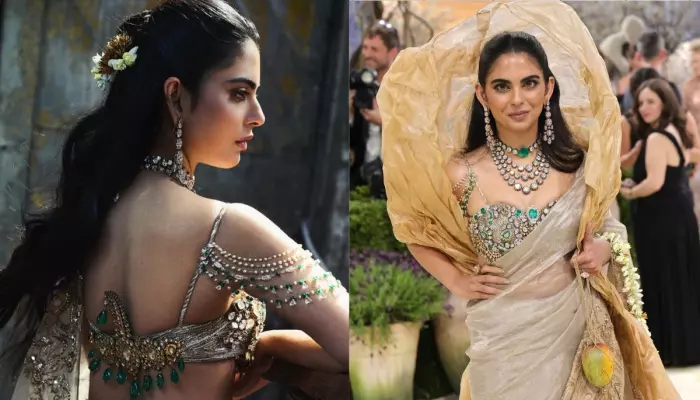 Met Gala 2026, Isha Ambani Dons 150 Carats Of Nita’s Diamonds, Her Gajra And Fake Mango In Focus