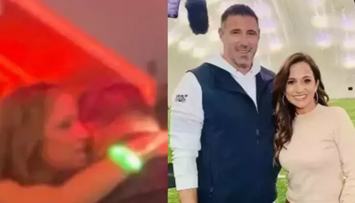 Dianna Russini Wrapped Her Arms Around Mike Vrabel In New Explosive Picture From Super Bowl 2022
