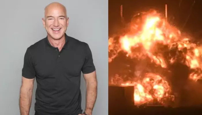 Jeff Bezos Reacts As Blue Origin Rocket Explodes…