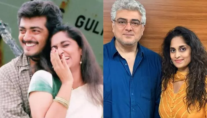 Meet Ajith Kumar’s 10 Yrs Younger Wife, Shalini Kumar As They Mourn His Mother, Mohini Mani’s Death