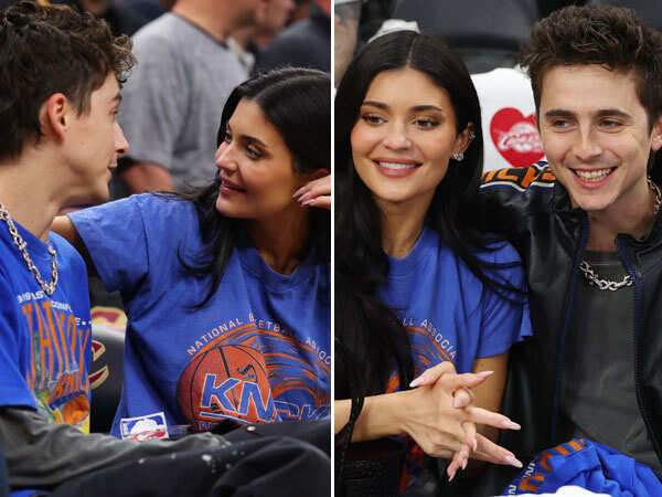 Kylie Jenner And Timothée Chalamet Celebrate Courtside As…