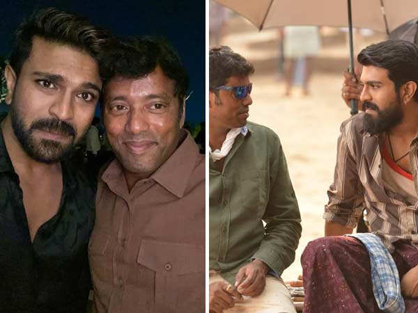 Peddi Lensman Posts BTS Pics With Ram Charan From The Sets