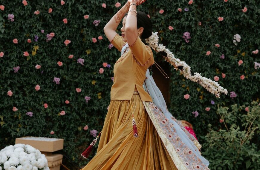 5 Vogue brides tell us how they turned heirloom saris into new wedding looks