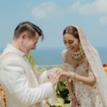 This intimate wedding in Bali turned a cliffside estate into a family home for 45 guests