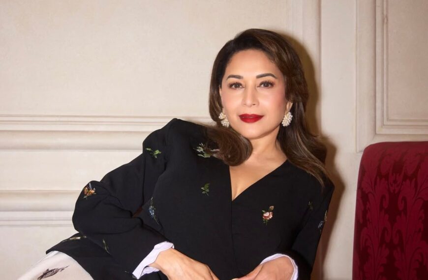 Madhuri Dixit Nene’s bold red…