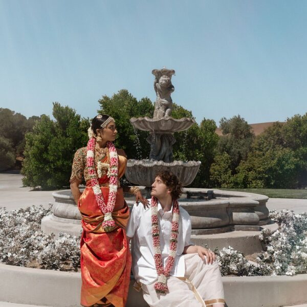 At this multicultural wedding in San Francisco, the…