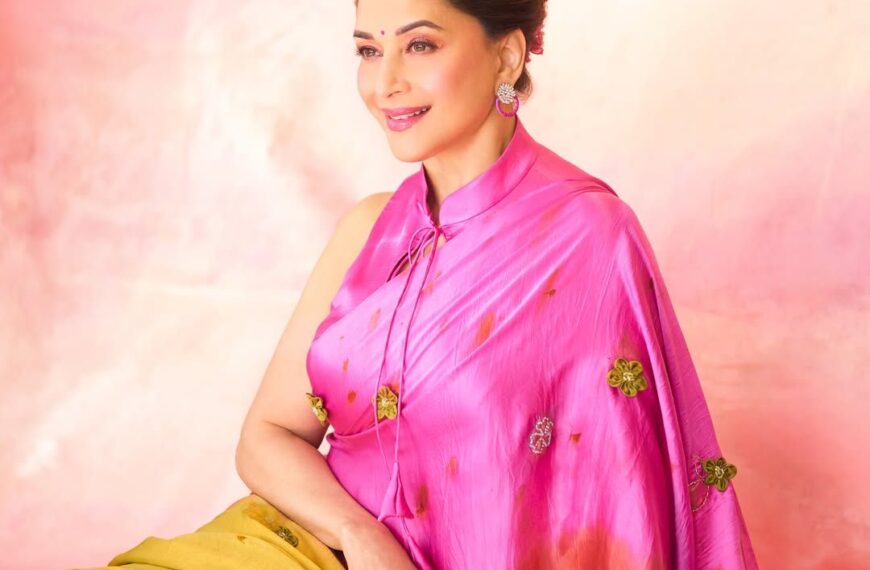 Madhuri Dixit Nene’s sari was&hellip;