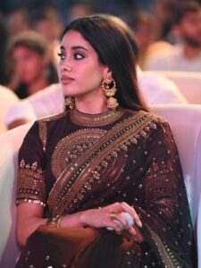Janhvi Kapoor’s sari blouse features the most intricate&hellip;