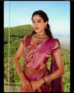 Janhvi Kapoor wore a kota silk sari with&hellip;
