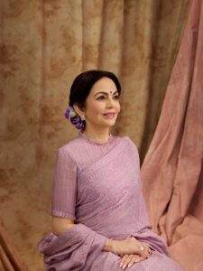 Nita Ambani’s hand-embroidered chikankari sari took more than&hellip;