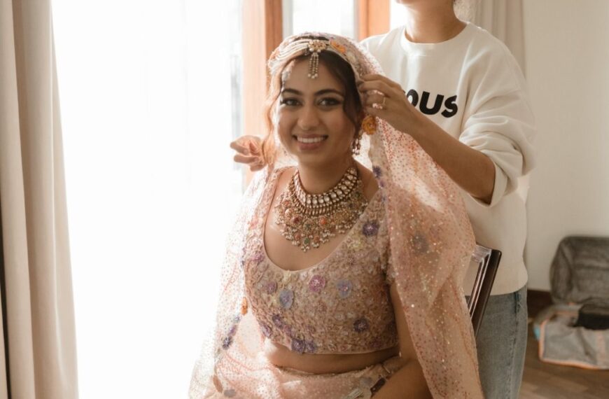 Indian bridal fashion’s hardest-working accessory is still the safety pin