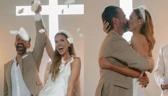 Donald Trump Jr And Bettina Anderson’s New Wedding Pics Spark ‘Carolyn Bessette Inspiration’ Buzz