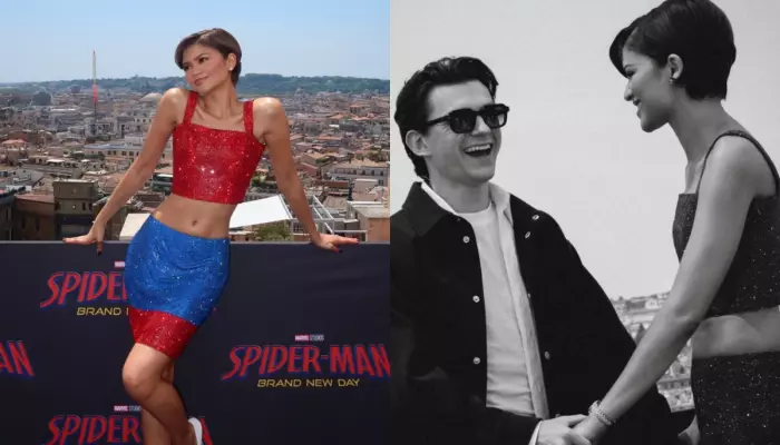 Zendaya Shares Rare Kissing Picture With Tom Holland Days After ‘Spider-Man’ Star Confirmed Marriage