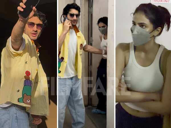 Photos: Ibrahim Ali Khan Shields Palak Tiwari From&hellip;