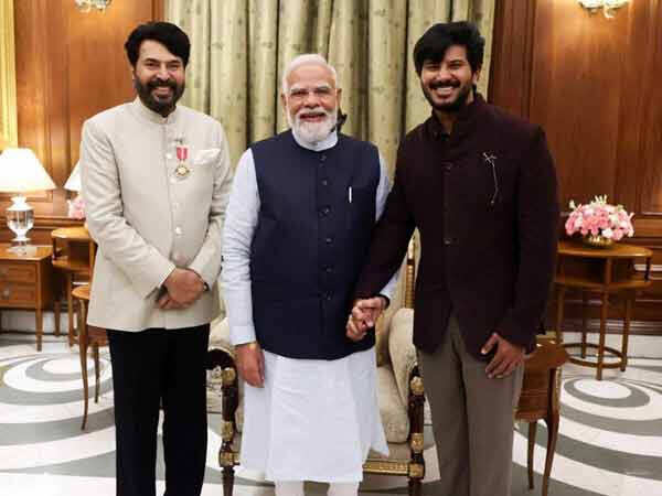 Mammootty Meets PM Narendra Modi With Family After Receiving Padma Bhushan