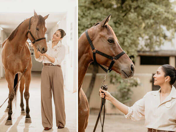 Regena Cassandrra Adopts a Horse Named Milton Keynes