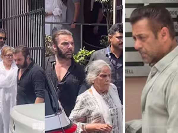 Salman Khan Attends Close Friend Kumud Raneâs Funeral With Salma and Sohail Khan