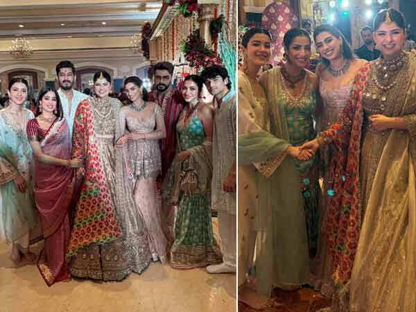 Photos: Anshula Kapoors Wedding Celebrations Kick Off Janhvi Kapoor Arjun Kapoor and More Join