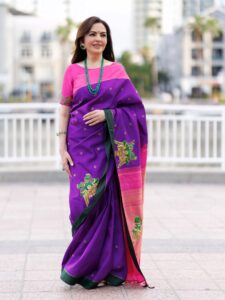 Nita Ambani’s Kanchipuram sari was crafted using a&hellip;