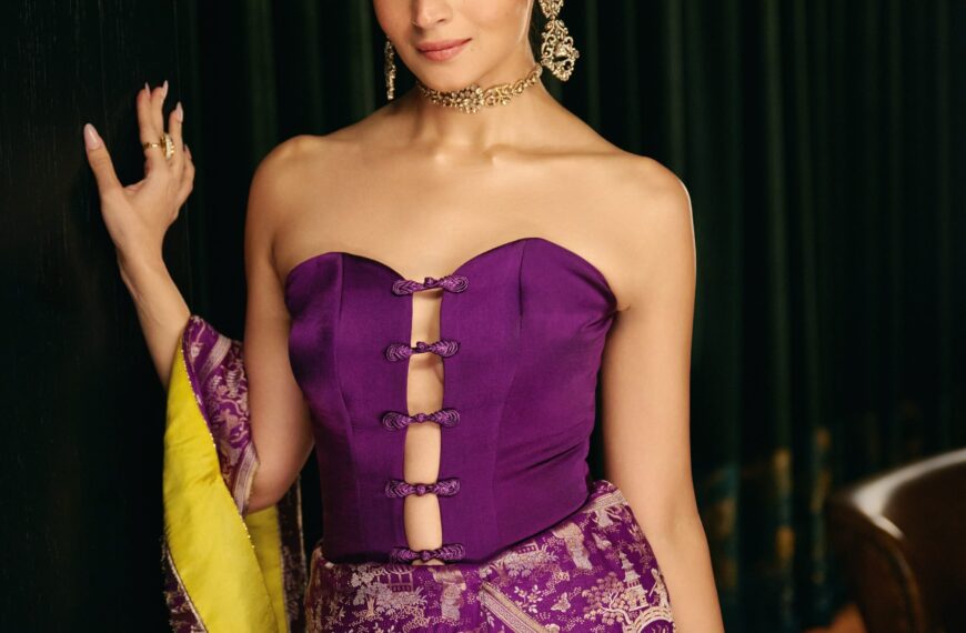 Inside Alia Bhatt’s sari wardrobe for best friend Akansha Ranjan’s wedding
