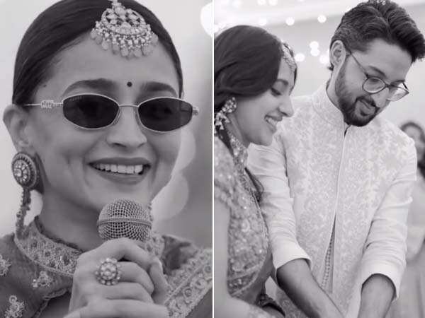 Watch: Alia Bhatt Gets Emotional Delivering a Bridesmaids Speech at Akansha Ranjan Kapoors Wedding