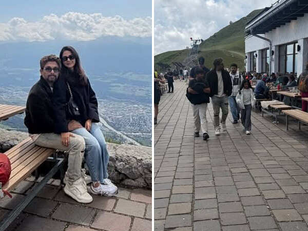 Allu Arjun Vacations With Family in Austria After Raaka Shooting Schedule