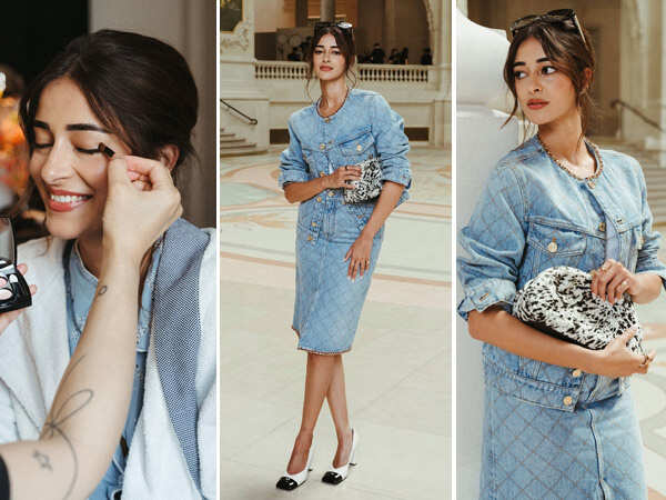 Photos: Ananya Panday Serves Effortless Elegance in Denim at Chanels Haute Couture Show