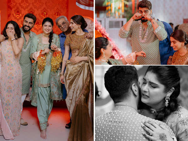 Anshula Kapoors Emotional Hug With Brother Arjun Kapoor Steals The Show During Her Mehendi