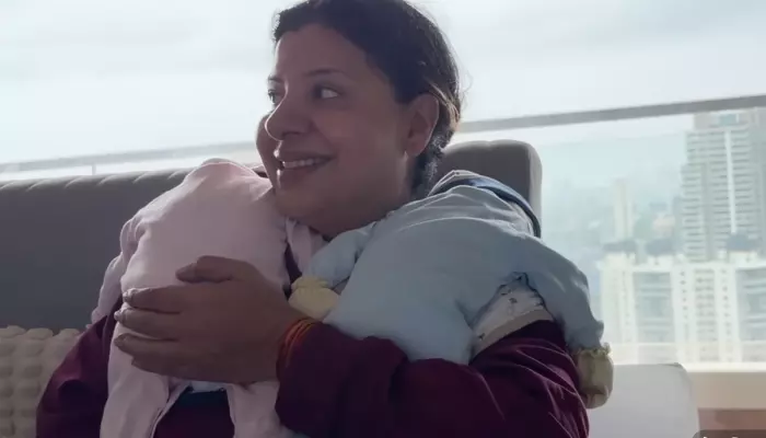 Sambhavna Seth Gets Backlash For Holding One-Month-Old Twins Like Rag Dolls, ‘They Are Your Babies’